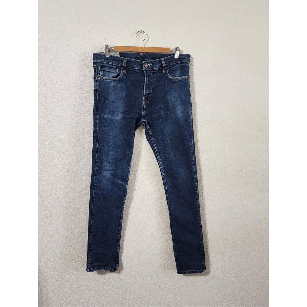 Hollister Men's 33x32 Dark Wash Skinny Jeans